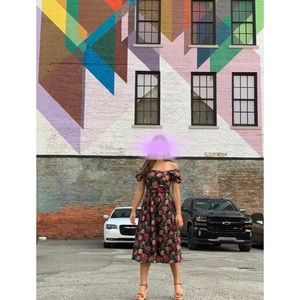 Floral midi dress